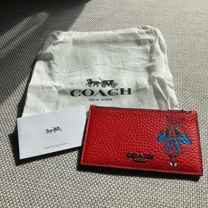 Spider-Man Coach Card Wallet Red